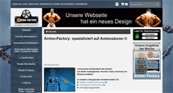 Desktop Screenshot of amino-factory.de